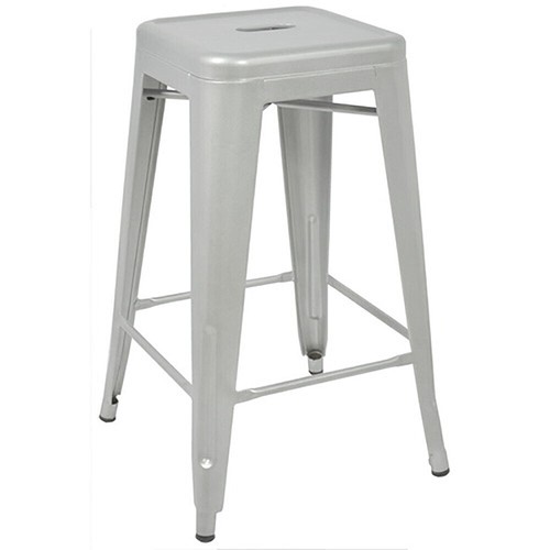 Nuevo! Moderno Acero 24" Taburete De BAR - Contador Retro Tolix-Style Ajax - Imagen 3 de 5