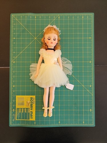 1966 Vintage Madame Alexander Ballerina 18” Doll Girl Eyes Ginger Makeup Dress
