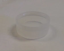 ACRYLIC PLASTIC or GLASS WATER PIPE REPLACEMENT PIECE: 1 INCH DIAMETER CAPLUG