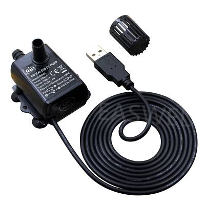Decdeal USB DC5V 2.4W Ultra-leise Mini Brushless Wasserpumpe wasserdicht