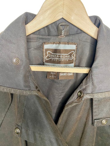 Driza-Bone Vintage Waxed Short Coat Small Australian Outdoor Riding Jacket - Picture 5 of 8