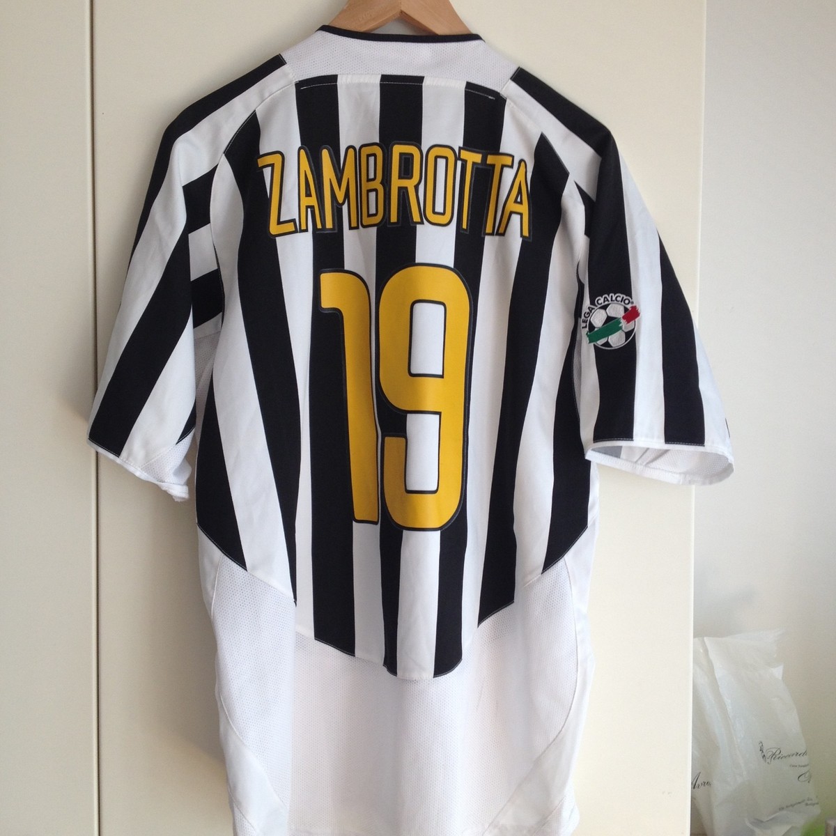 ユベントス　ユニフォーム　ザンブロッタ NIKE ユベントス 05/06 CLユニフォーム アウェイ 半袖 #19