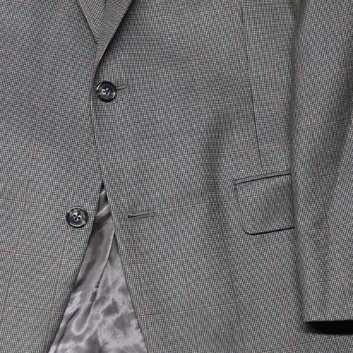 Hart Schaffner Marx 40S Brown Chicago 100% Wool Mens Blazer Suit Jacket Coat - Picture 3 of 12