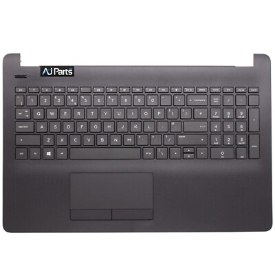 Ersatz für HP 15-BS643TU schwarz Touchpad Handauflage obere Abdeckung + UK Tastatur