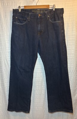 Men's 36/30 (27'') American Eagle Classic Bootcut Dark Wash Jeans EUC!