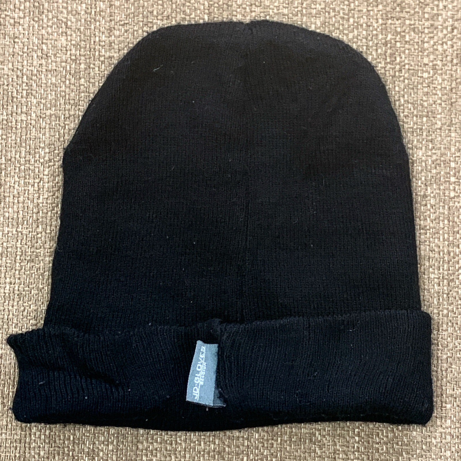 JD Black Acrylic Hate Beanie One Size Gloves-image