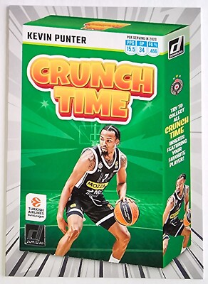 2023-24 Donruss Euroleague Crunch Time Kevin Punter #13 Partizan Belgrade