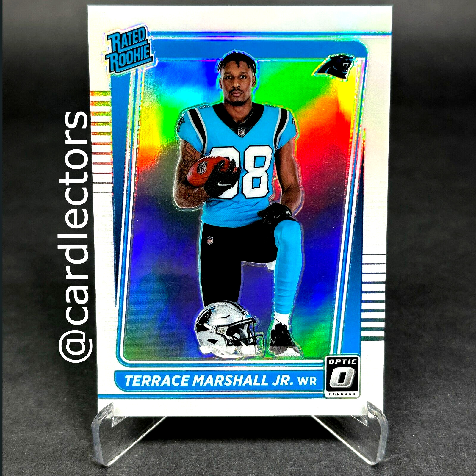 2021 Donruss Optic TERRACE MARSHALL JR. #218 Rated Rookie Variation Holo PRIZM