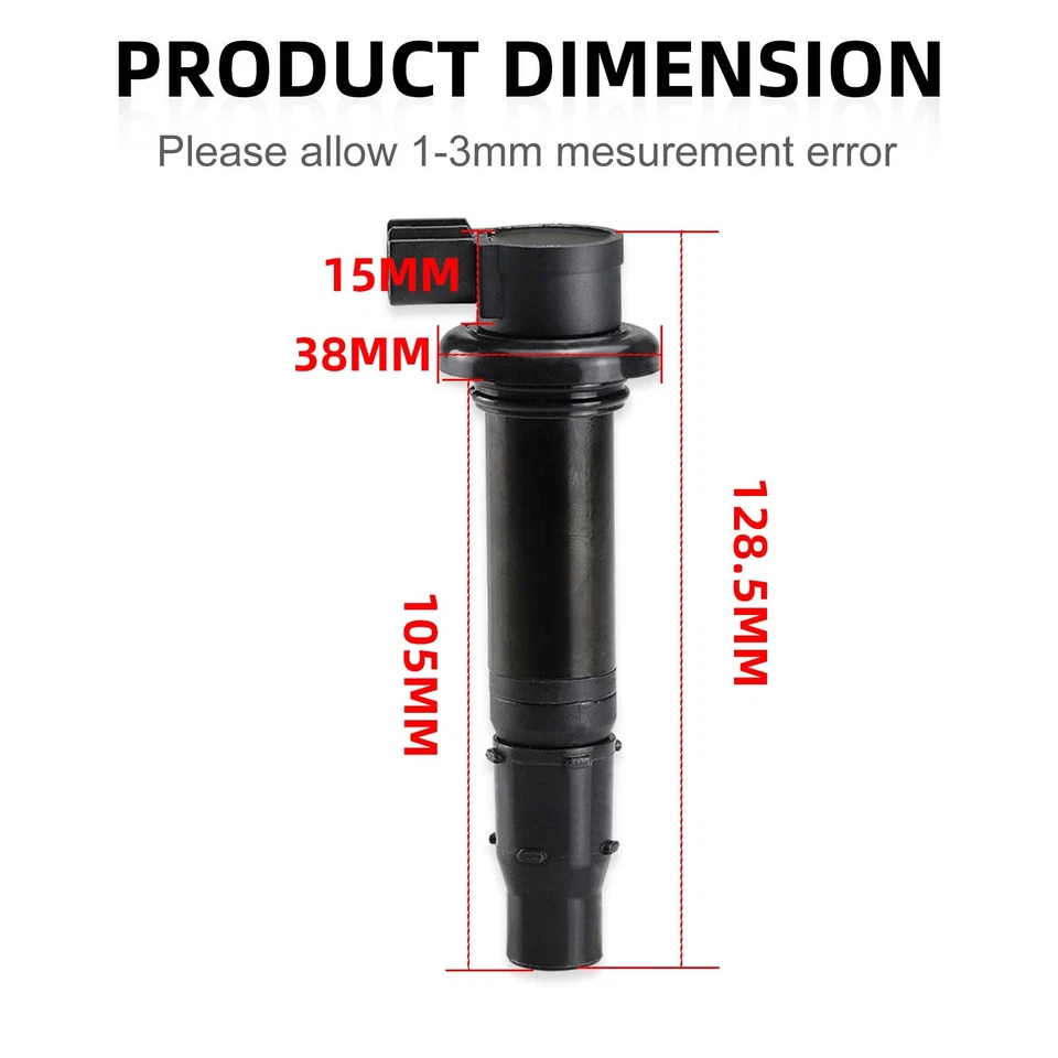 Bobina de encendido para Yamaha YZF-R6 R6 2003 2004 2005 YZF R6S 2006 2007 2008 2009 Foto 3 de 4