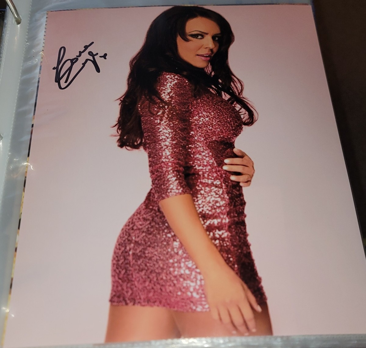 Layla El authentic hand signed autographed 8x10 WWE Impact AEW #2