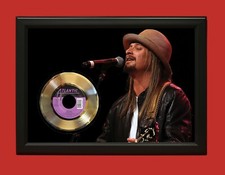 Kid Rock 2 Poster Art Wood Framed 45 Gold Record Display C3