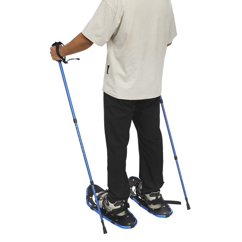 21 in Snowshoes Skiing Snowshoes & Adjuatable Trekking Poles for Youth Adults - Picture 5 of 21
