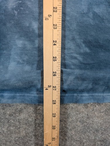 Vintage 90's The Mountain Buck Deer Graphic T-Shirt Size XL Blue Tie Dye - Picture 8 of 8