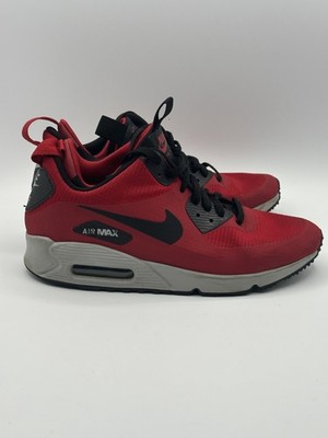 Nike Air Max 90 Midwinter  Gym Red  Shoe 806808-600 Men s Size 8