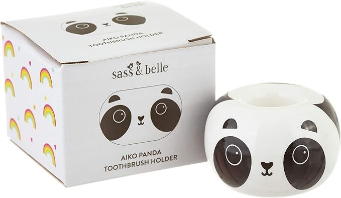 Sass & Belle Aiko panda toothbrush holder