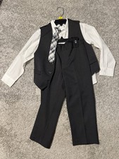 Boys Size 4 Van Heusen Dress Pants Vast Shirt And Tie New With Tag