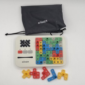 GiiKER Super Blocks Puzzle Game Leveled Up Electronic Brain Game with Bag