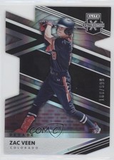 2020 Panini Elite Extra Edition 203rd Decade Die-Cut 180/203 Zac Veen #9 0m4x