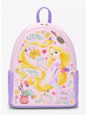Loungefly Disney Tangled Mini Backpack Art Doodle Rapunzel  display picture 2