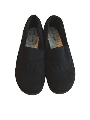 Abeo Eastbourne Pro System Women s 10 Black Slip On Casual Comfort Leather Shoes