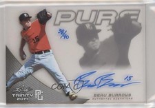 2014 Leaf Trinity Perfect Game Pure Silver 38/40 Beau Burrows #PGP-BB1 Auto 0f3j
