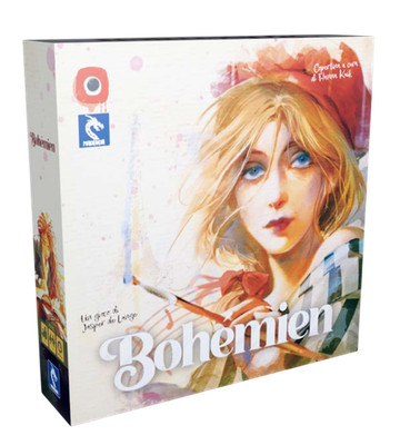 BOHEMIEN Brettspiel PARIS ghenos games IN ITALIENISCH Alter 14+