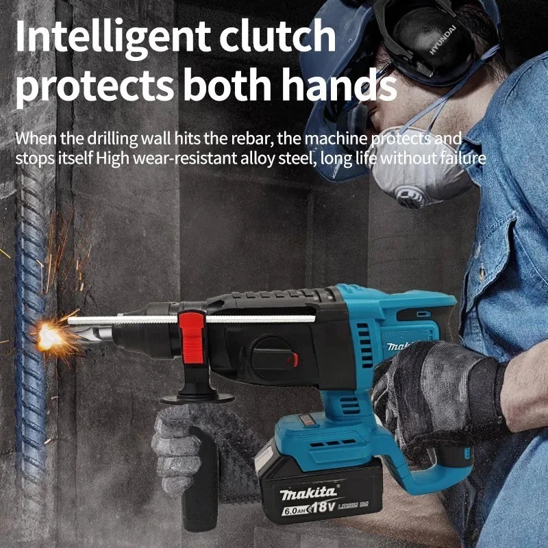 Makita 26MM Perforateur burineur électrique sans fil sans batterie par BL motor - Photo 2/4