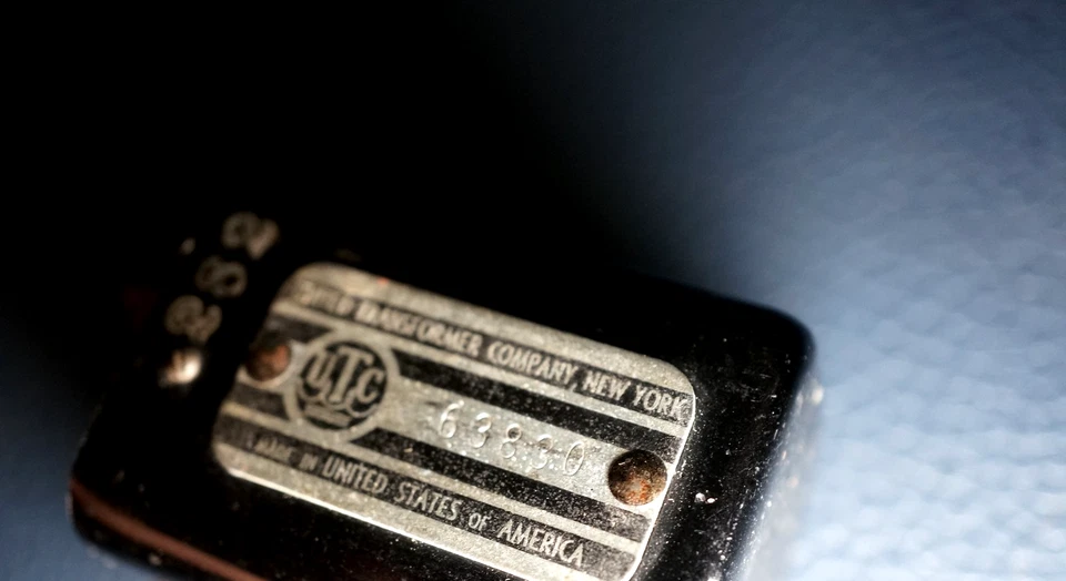 2 - VINTAGE UTC 63830 AUDIO INPUT  TRANSFORMER / PAIR - Image 2 of 4