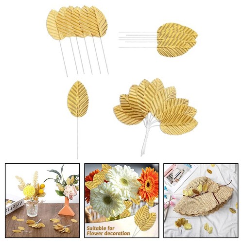 Atemberaubende Blattgold Dekorationen 200 Stck. Set für Hochzeit Location Verbe - Bild 1 von 12