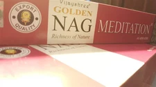 Golden Nag Meditation Incense 15g
