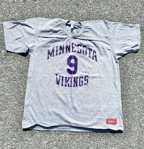 Vintage Minnesota Vikings Tommy Kramer 80s Rawlings Football Jersey Shirt Large - Picture 1 of 7