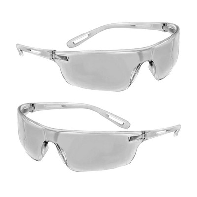 JSP Stealth Schutzbrille 16g - klare kratzfeste Gläser - (2x)