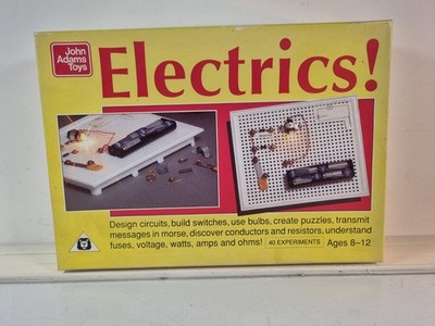 John Adams Toys Electrics Science Kit Vintage Starter Circuits Set Alter 8-12