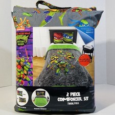 Teenage Mutant Ninja Turtles Kids 2-Piece Twin/Full Comforter Set, Reversible