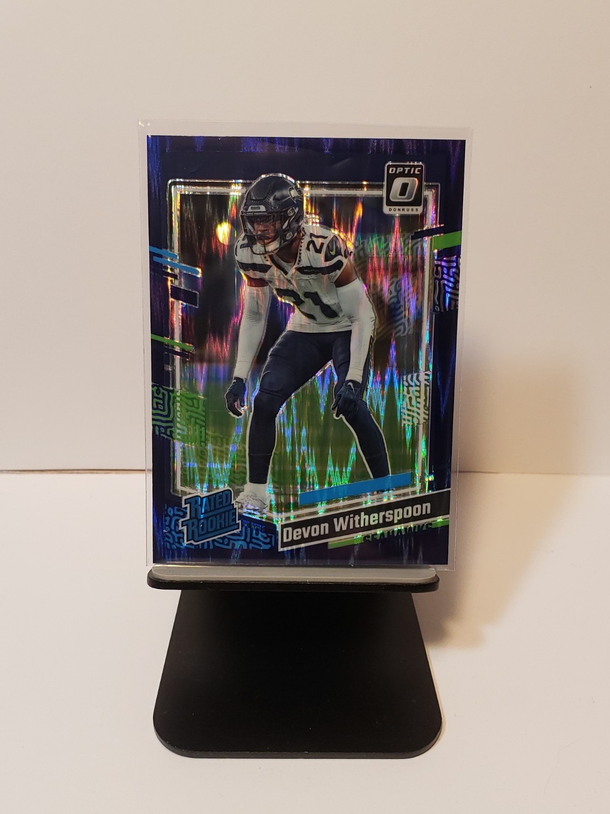 2023 Panini Donruss Optic - Rated Rookie Devon Witherspoon #292 Purple Shock