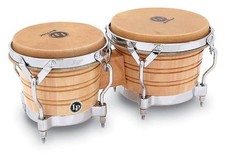 USED -Latin Percussion LP201AX-2 Generation II Bongos with Comfort Curve II Rims
