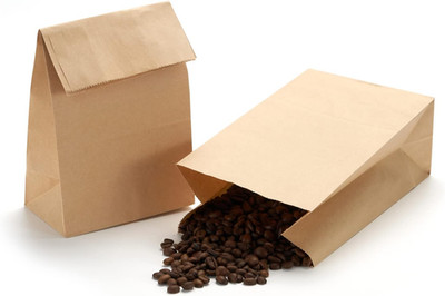 LOOKSGO Kraft Brown Paper Bags Mini Size 50 Pcs 3.5 * 2.2 * 7 Inches Party Favor