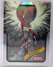 2025 Topps Chrome Marvel Silver REFRACTOR Angel #186 X-Men