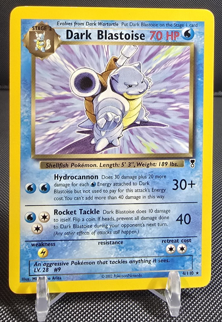 Pokémon TCG - Dark Blastoise - 4/110 - Rare - Legendary Collection LP Non Holo