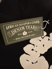 Denim Tears The Cotton Wreath Sweatshirt Hoodie Black Size M