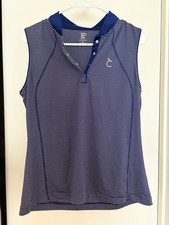 EP NY Women Large L Golf Polo Shirt Sleeveles...