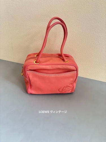 LOEWE handbag pink leather 24040