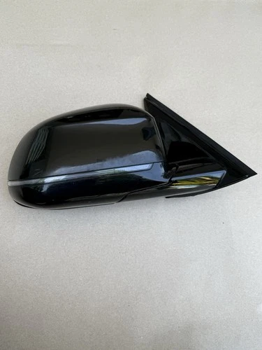 BMW 18-24 X3 G01 RIGHT PASSENGER SIDE DOOR MIRROR POWER FOLD GLOSS BLACK OEM