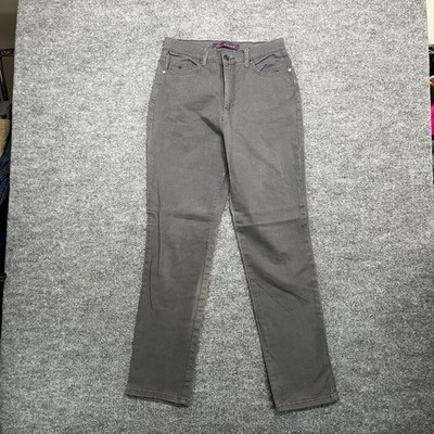 Gloria Vanderbilt Amanda Jeans Women's 8 Gray Denim Classic Tapered - 29x30