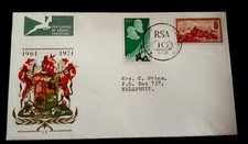 1961-1971 ISSUE ON AIRMAIL FDC RSA SOUTH AFRICA (K9)