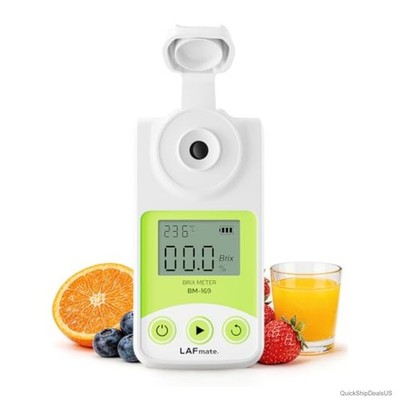 Digital Brix Refractometer 0-95% with ATC for Honey Maple Syrup Sugar Wine Beer