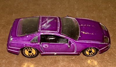 Hot Wheels 1989 Nissan 300 ZX Purple UH Wheels Doors Open 1:64