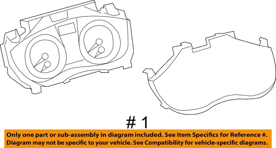 2011-2012 Lexus Es350 спидометр приборной панели датчики 83800-33j41 MFTPG - Изображение 4 из 4