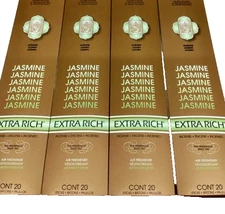 Gonesh Incense Sticks - 4 Packs - Jasmine - 20 Sticks Per Pack  Total 80ct