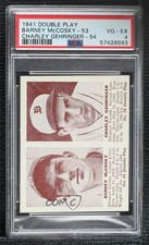 1941 Double Play R330 Barney McCosky Charlie Gehringer #53-54 PSA 4 HOF 1q7